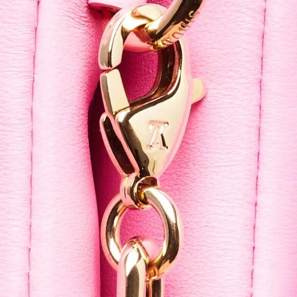 Louis Vuitton Rose/Violet Monogram Embossed Leather Coussin Pochette Bag - Picture 5 of 10